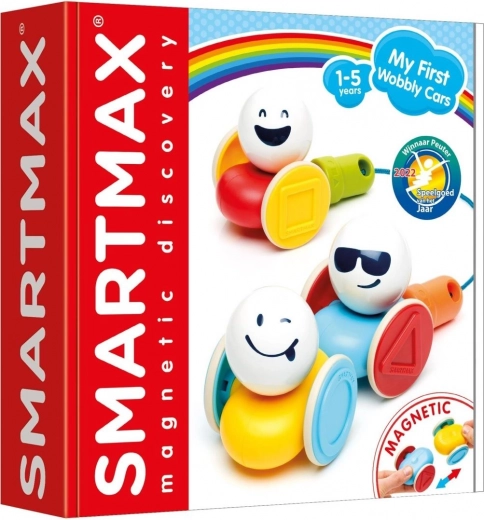 SmartMax moja prva gugajoča avtomobilčka, magnetna sestavljanka za otroke 1–5 let
