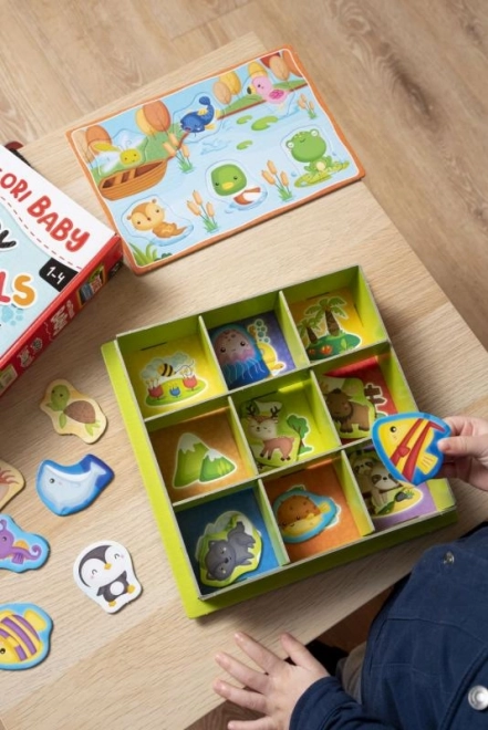 Montessori otroška škatlica - živali