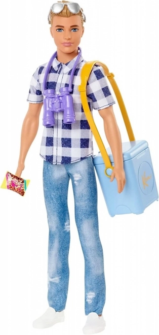 Punčka Barbie Kampiranje Ken s pripomočki