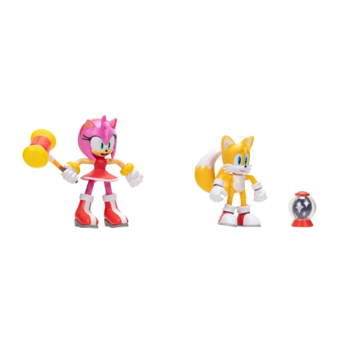 Figurice Sonic 2 kosi Amy + Tails 10 cm