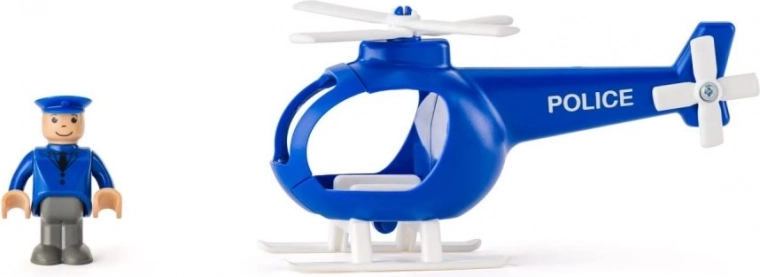 Policijski helikopter s pristajalno ploščo