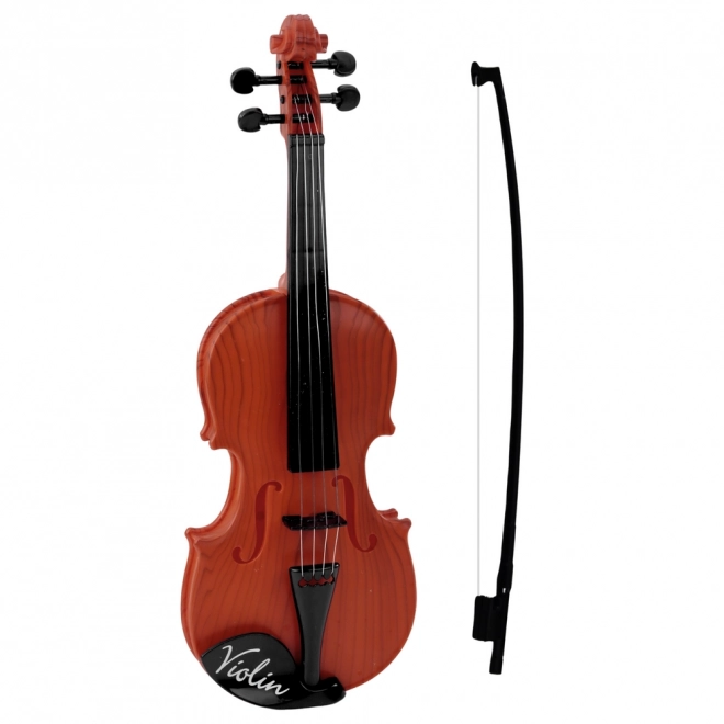 Violine za otroke z rjavim lokom