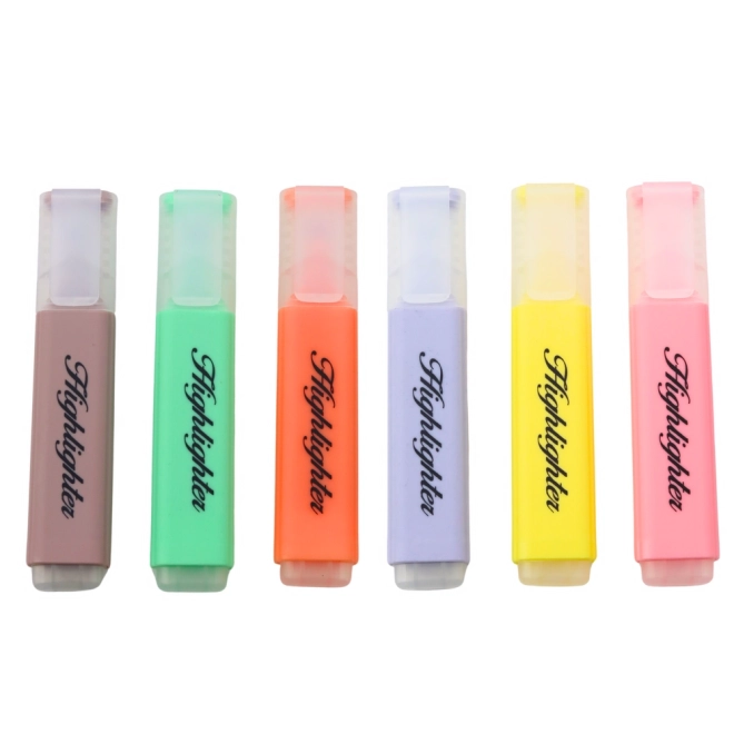 Set markerjev Pastelne barve 6 kos