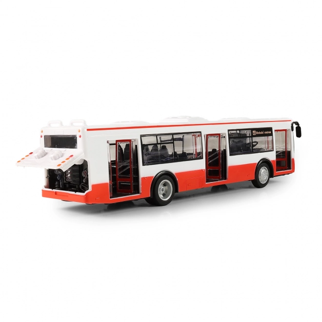 Avtobus, ki napoveduje postaje v češčini 28 cm