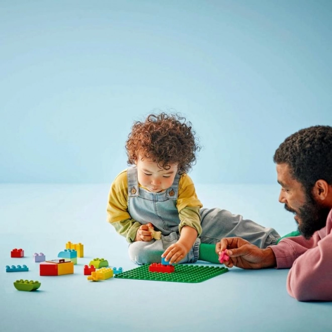 Lego Duplo zelena konstrukcijska plošča