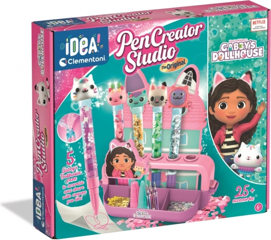 Komplet za izdelavo peres GABBY’S DOLLHOUSE – 5 per CLEMENTONI