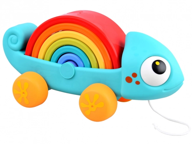 Barviti kameleon igrača montessori 18m+