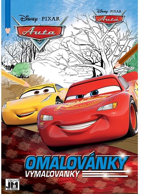 Pobarvanka A4 z avtomobili iz filma Cars