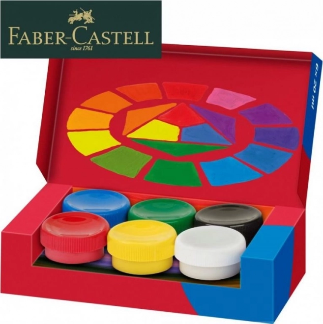 Tempera Faber-Castell 6x20ml