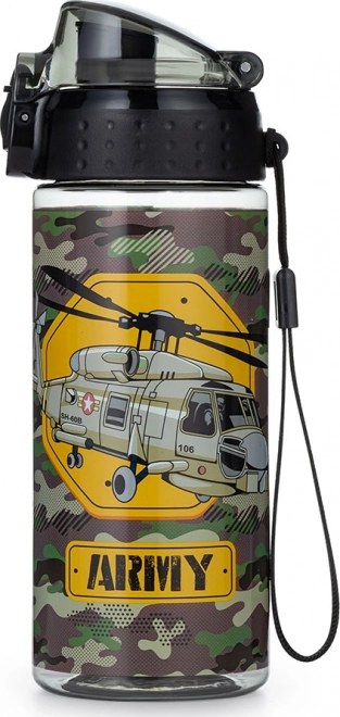 OXYBAG Steklenica za pitje OXY CLICK Vojska Helikopter 500 ml