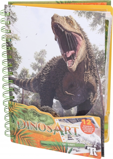 Folične pobarvanke dinozavri DinosArt