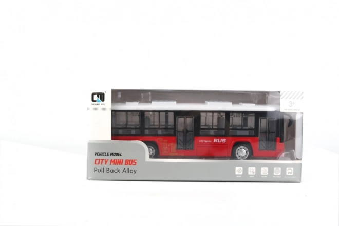 Avtobus z efekti rdeč