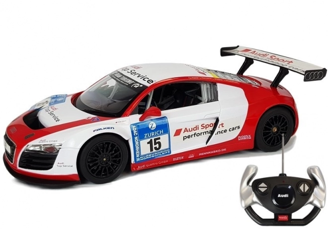 Rastar Audi R8 LMS daljinsko vodeni avto 1:14 belo-rdeče