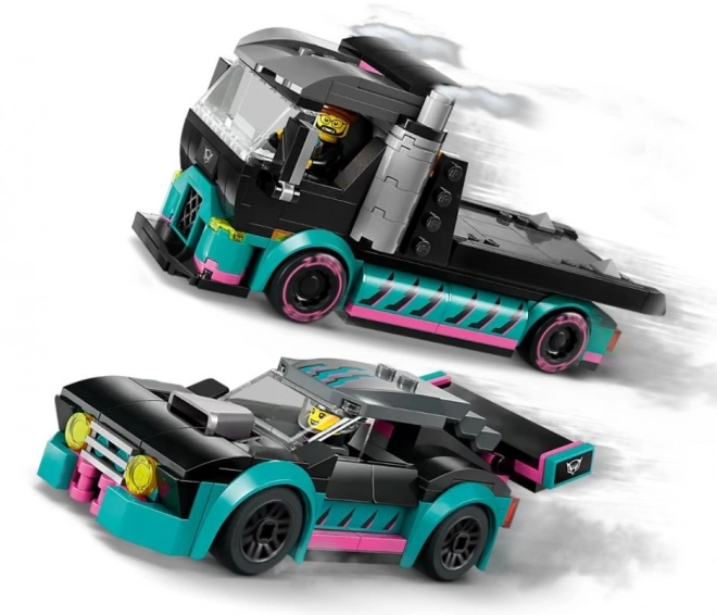 LEGO® City 60406 Tovornjak z dirkalnim avtom