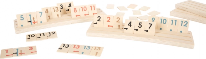 Lesena namizna igra Rummy Gold Edition od SMALL FOOT