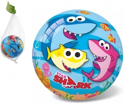 Žoga BABY SHARK 14 cm v mrežici