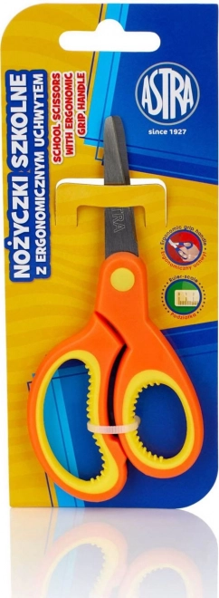 ASTRA ergonomske škarje z merilom (mešanica)