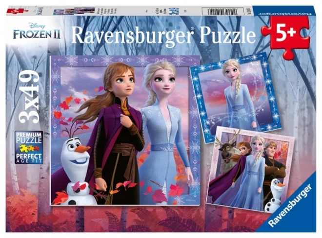 Ravensburger puzzle Ledeno kraljestvo 2: Pot 3x49 kosov