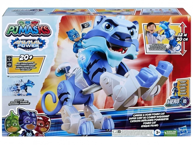 PJMasks Rjoveča pogumna mačka s figurico