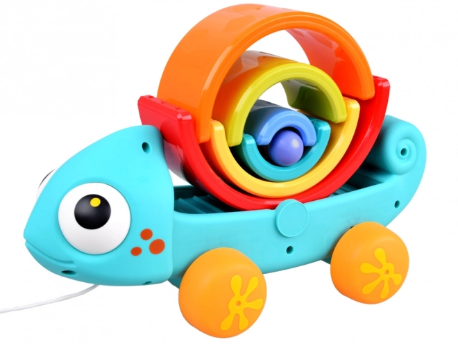 Barviti kameleon igrača montessori 18m+