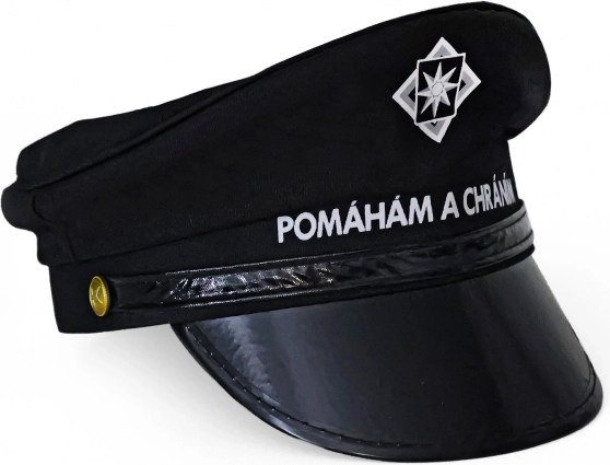 Policijska čepica z napisom za odrasle