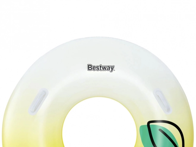 Bestway napihljiv plavalni krog z ročaji Citrónka