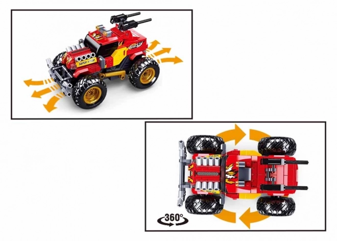 Sluban Power Bricks RC terenec drveno daljinsko upravljanje
