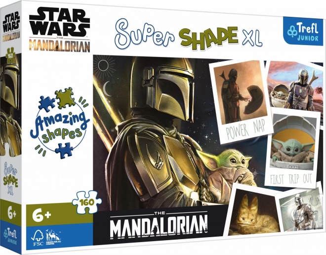 Sestavljanka Super Shape XL Vojna zvezd: Mandalorian 160 kosov