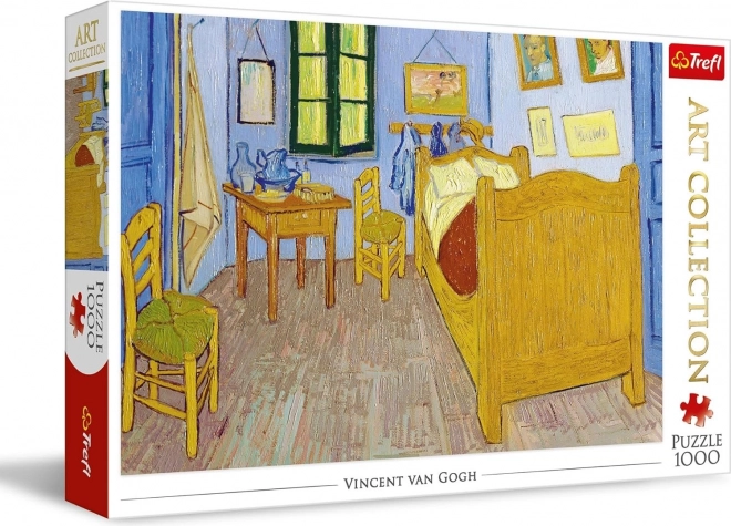 Puzzle TREFL Umetniška zbirka: Spalnica v Arlesu 1000 kosov