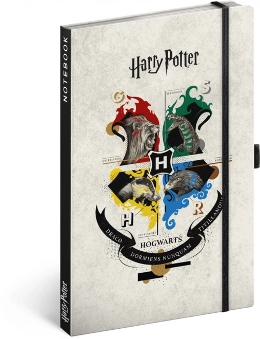 Zvezek NOTIQUE Harry Potter, črtasti, 13 x 21 cm