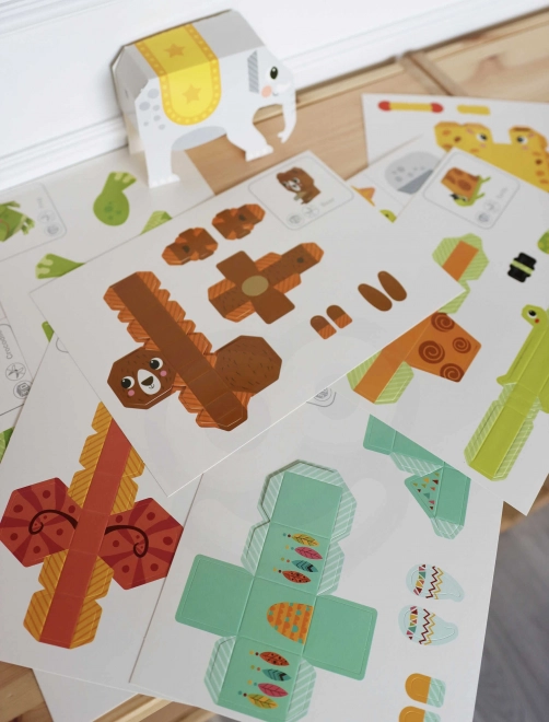 Woopie art&fun ustvarjalni set origami 3D živali