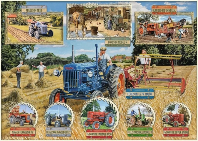 Ravensburger sestavljanka Delo na polju