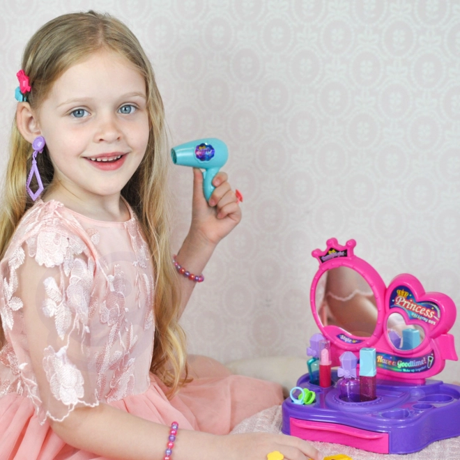 Toaletna mizica za princeske Woopie - Lepotilni studio z 18 dodatki