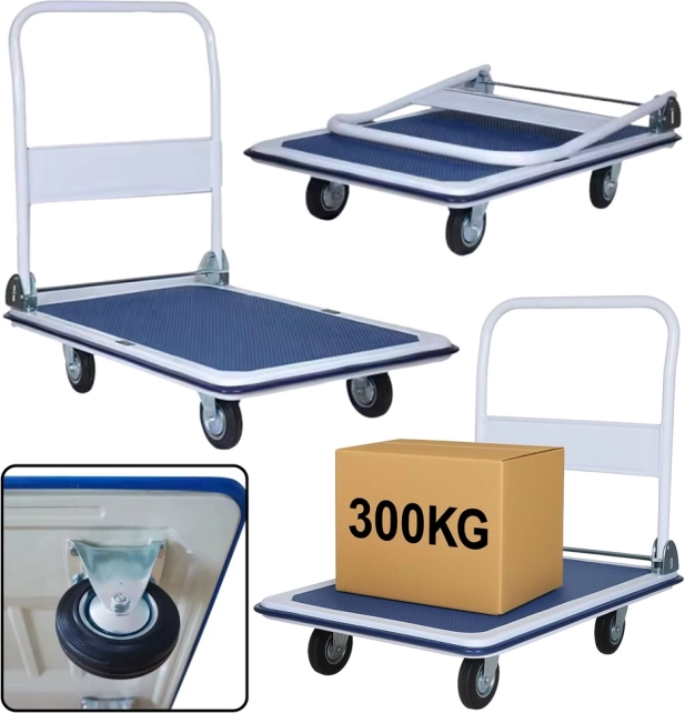 Zložljiva platforma voziček 300 kg