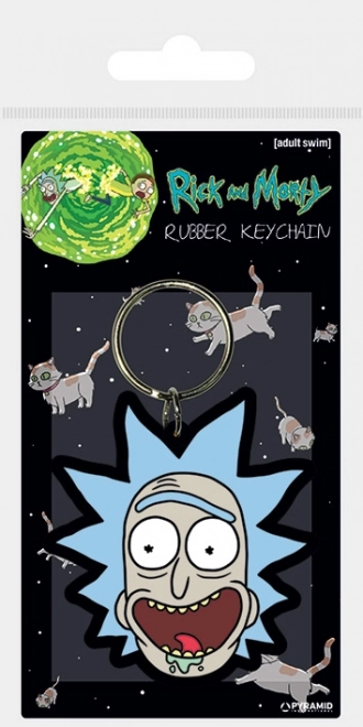 Gumijasti obesek za ključe, Rick and Morty - Rick nori nasmeh