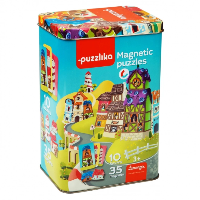 Magnetna igra Hiške za otroke