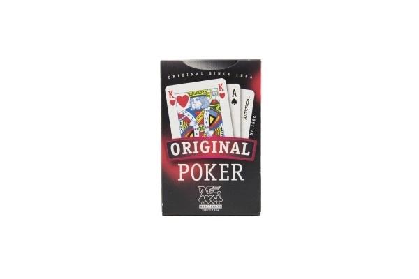Poker družabna igra karte v papirnati škatlici 6x9cm