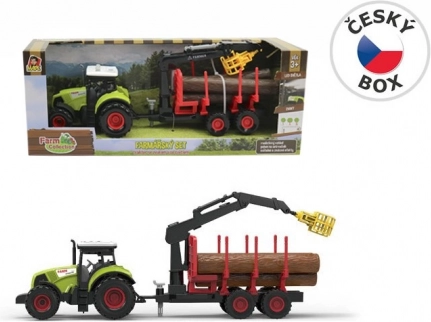 MaDe traktor s prikolico in roko – zelen