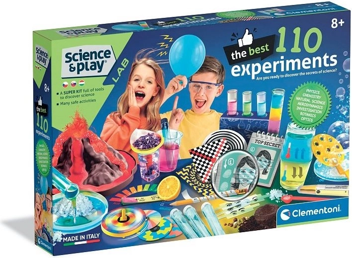 Clementoni Science & Play laboratorij – 100 znanstvenih poskusov za otroke