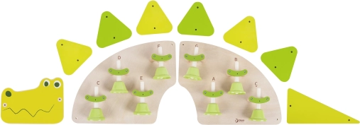 Classic World edu glasbena stenska tabla krokodil XL