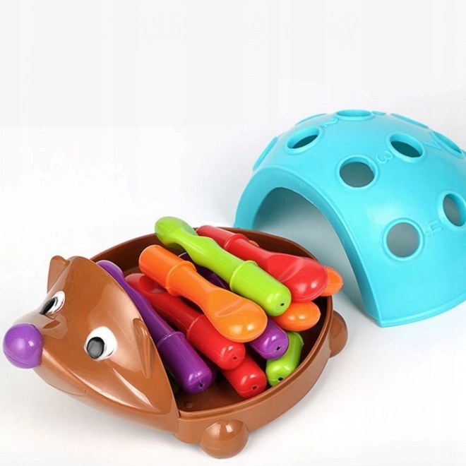 Woopie izobraževalna igra ježek sorter Montessori 4v1