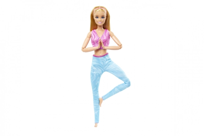 Barbie v gibanju - Blondinka z modrimi pajkicami HRH27