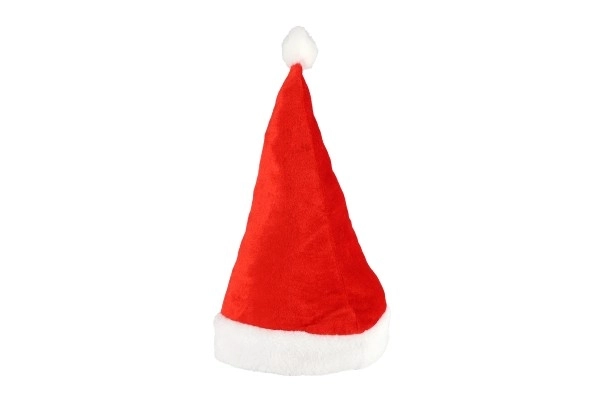 Božična kapa za odrasle tkanina premer 29 cm na kartonu karneval