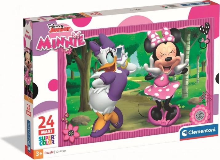 puzzle minnie in daisy na sprehodu maxi 24 kosov
