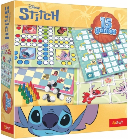 Komplet 15 iger STITCH – družabne igre za vso družino