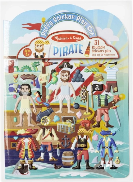 Mornarski kreativni set – Večkrat uporabne nalepke Melissa & Doug