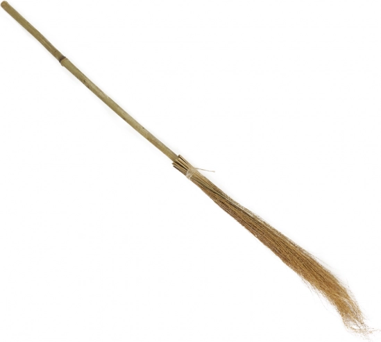 Čarovniška metla z bambusovim ročajem 98 cm