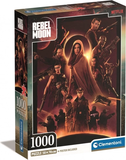Epski motiv REBEL MOON s plakatom