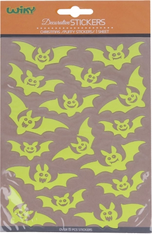 Svetleče nalepke za v temi Netopirji Halloween 25 × 14,4 cm