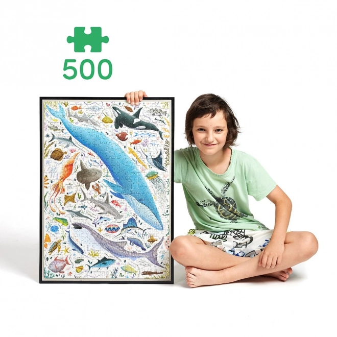 Uganka Puzzlove Ribe in vodni organizmi 500 kosov